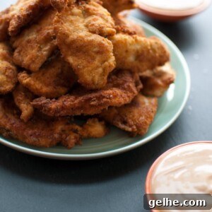 Breaded Chicken Tenders with a 3-Ingredient Dip - Salt & Lavender