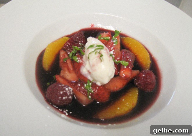 fruit in wine 