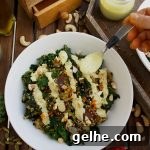 Healthy Quinoa Bowls with Kale, Carrots and Tahini Turmeric Dressing