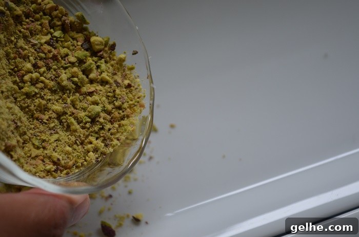 add pistachios