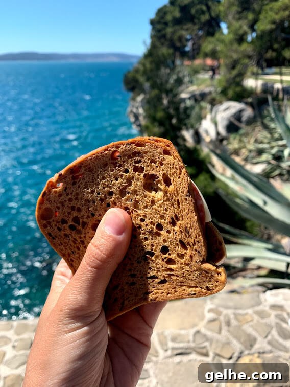 Gluten-Free Travel Guide to Croatia: Where to Eat and What to Know 15 GF Schar Sandwich with Salami & Cheese (Picnic)