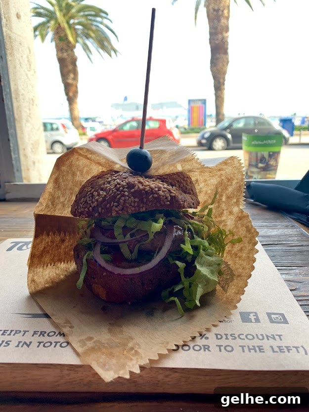 Gluten-Free Travel Guide to Croatia: Where to Eat and What to Know 16 GF Burger from Toto's Burger Bar