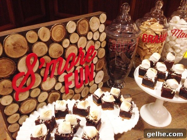 Meet the New Cricut Explore: Features, Specs, and First Look 21 smores brownies at the Cricut Explore launch party
