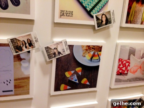 Meet the New Cricut Explore: Features, Specs, and First Look 5 the big photo wall at the Cricut Explore launch party