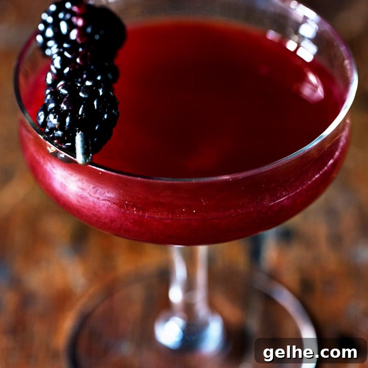 Blackberry Ginger Sidecar