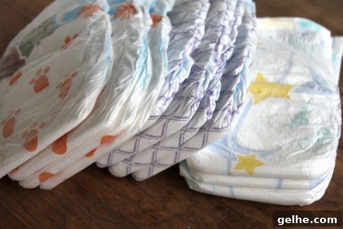 Top Disposable Diapers for Comfort and Leak Protection 3 Photo shows several disposable diapers on a table