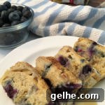 Gluten-Free Baked Blueberry Pancakes Recipe 6 gluten-free-blueberry-pancake-bread
