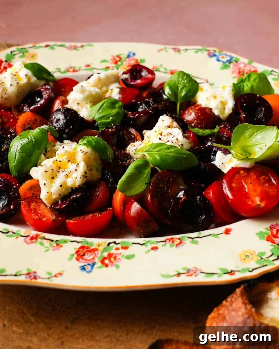 close up view of a dish containing Caprese salad recipe