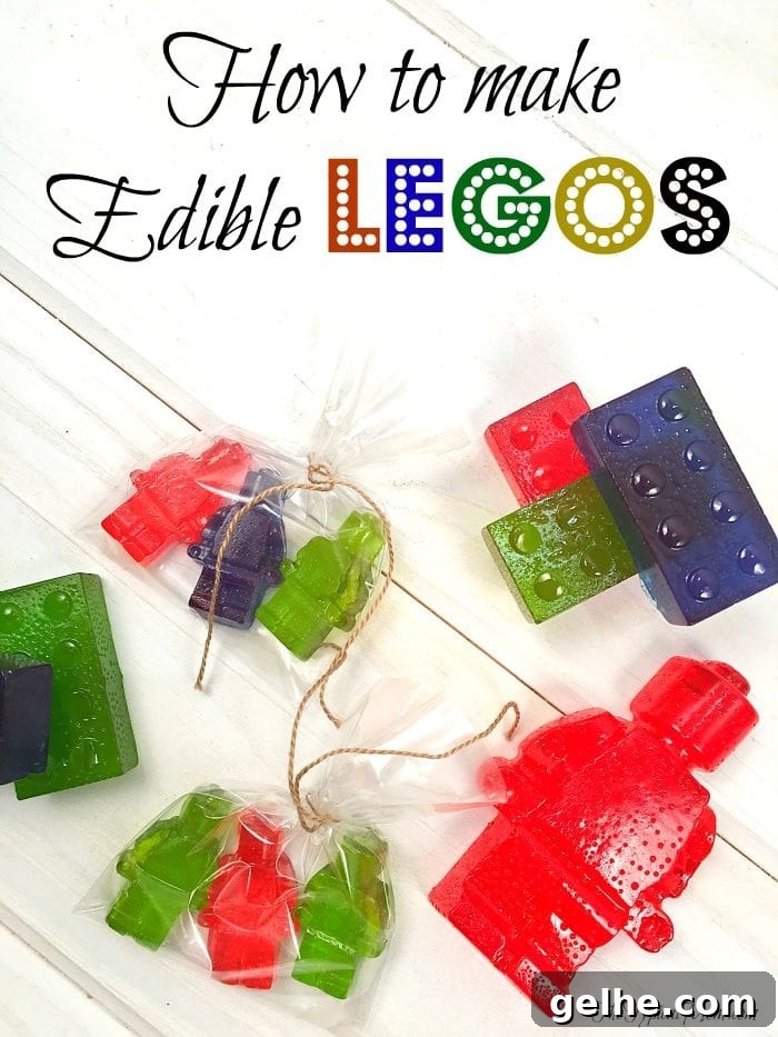 Edible LEGO treats used as game pieces Edible LEGO treats used as game pieces