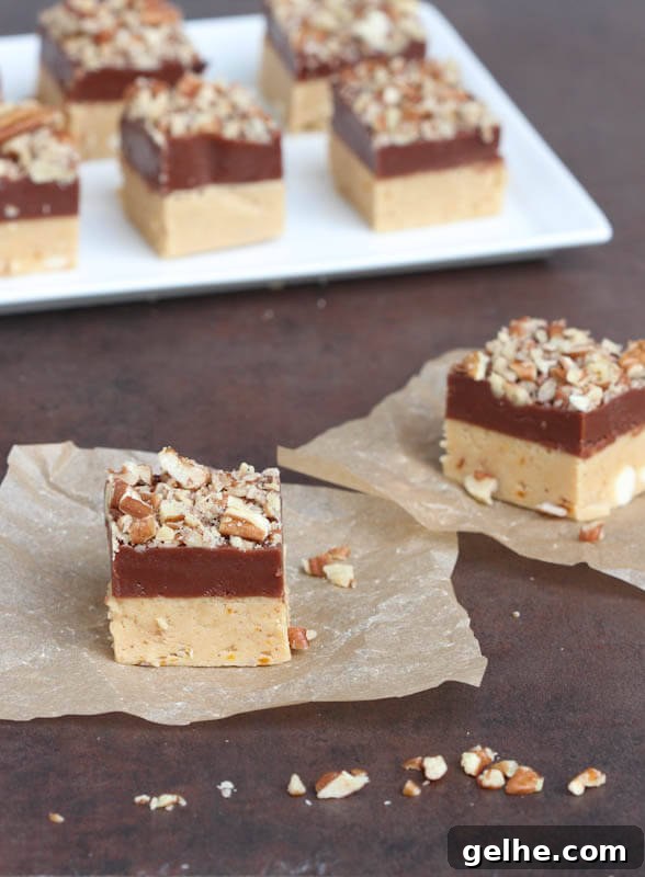 Chocolate Pumpkin Fudge with Pecan Crunch Recipe 4 Pumpkin Chocolate Fudge {Spoonful of Flavor}
