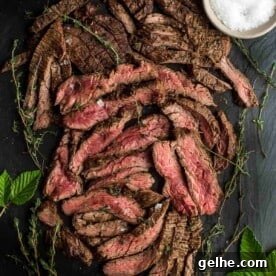 Beer Marinade Recipe for Grilled Bavette Steak 6 Grilled bavette steak that was marinated in a beer marinade.