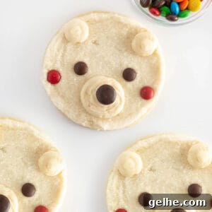 Polar bear cookie