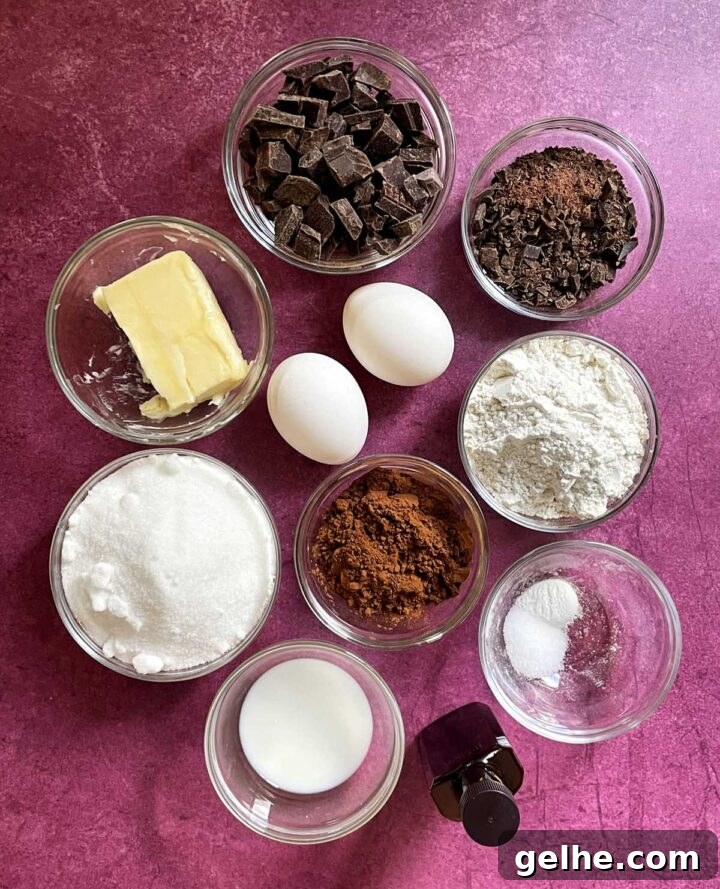double chocolate crinkle cookies ingredients