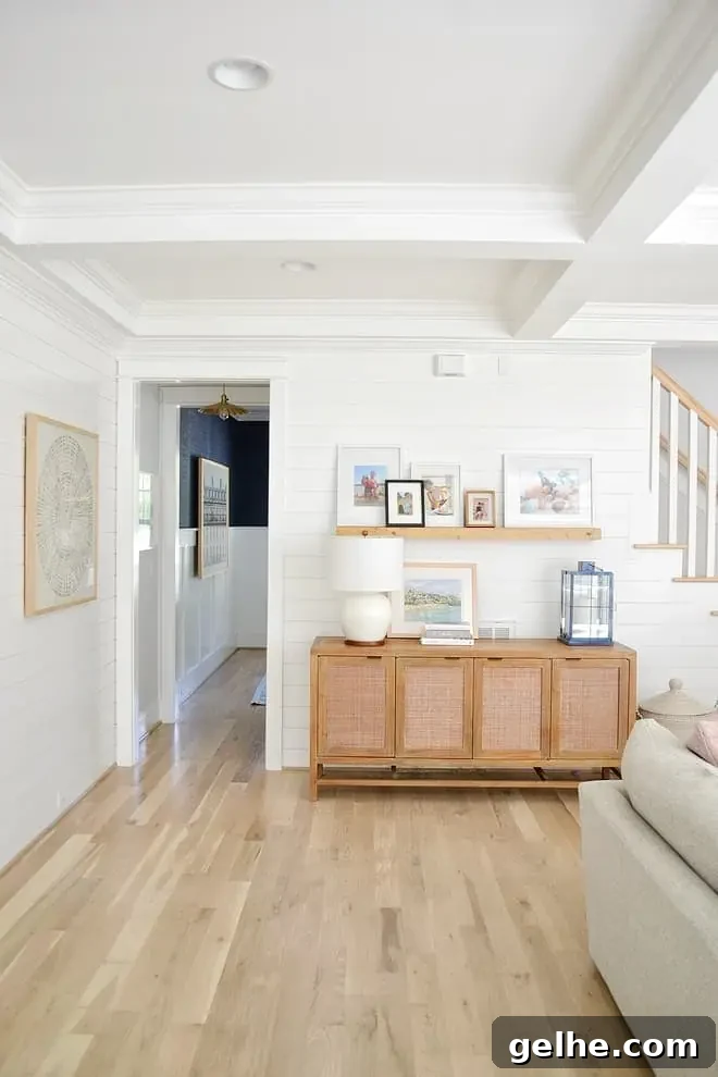White Oak Flooring Guide: Types, Pros, Installation & Care 20 living room with white oak flooring