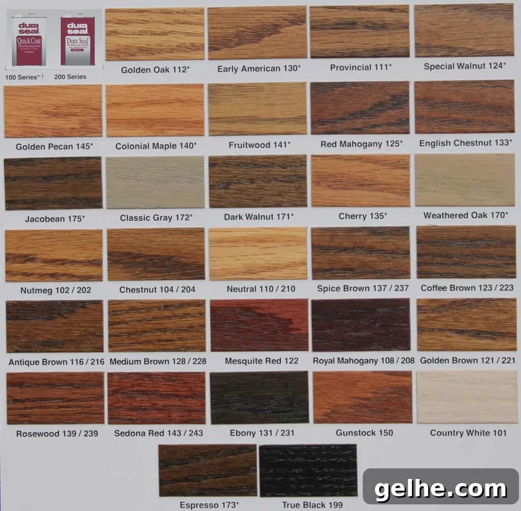 White Oak Flooring Guide: Types, Pros, Installation & Care 10 Duraseal hardwood floor stain colors