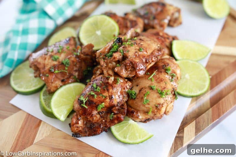 Grilled Balsamic Chicken Thighs Recipe
