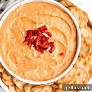 Roasted Red Pepper Hummus