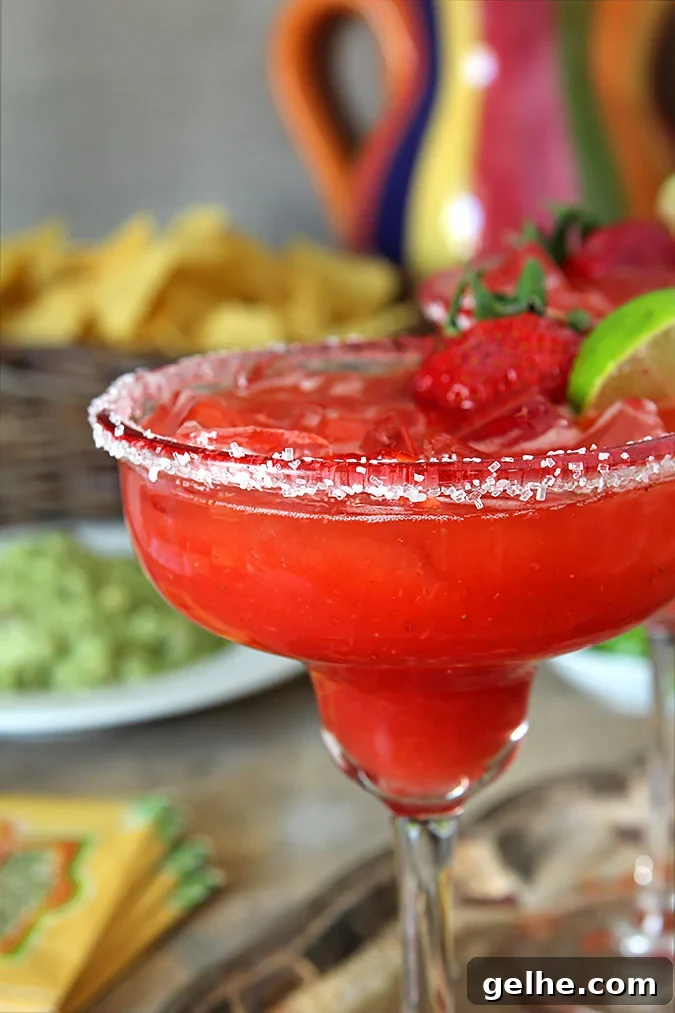 Fresh Strawberry Margaritas