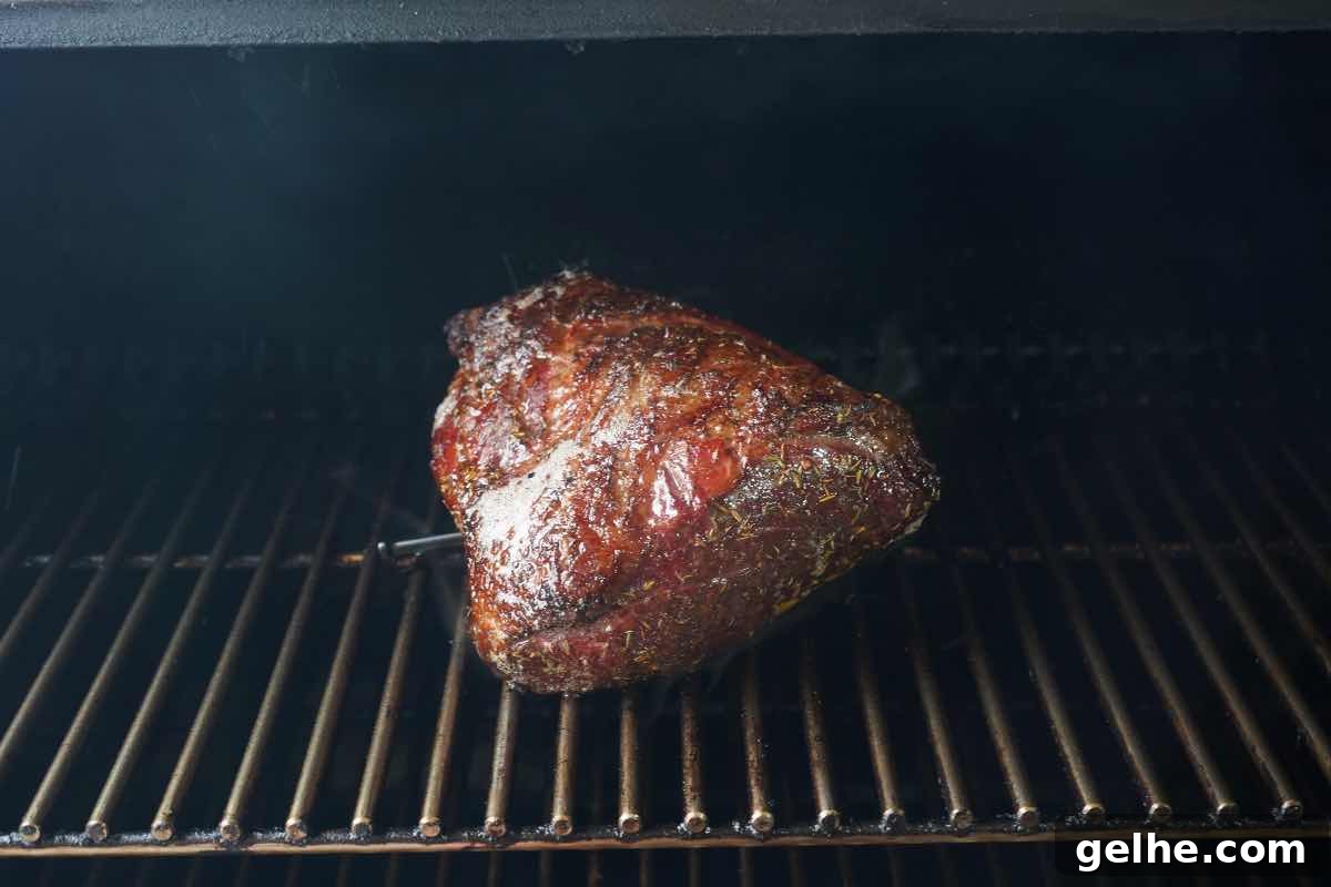 rump roast after seared