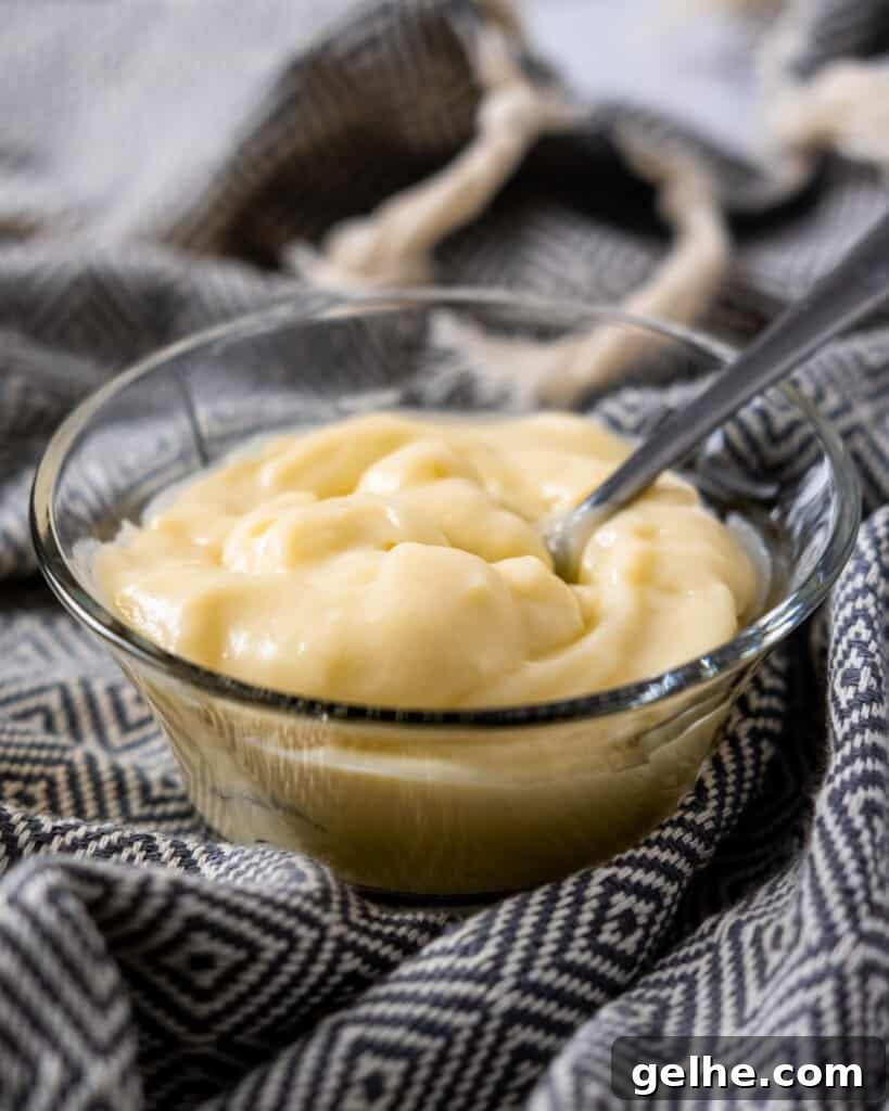 homemade vanilla pudding