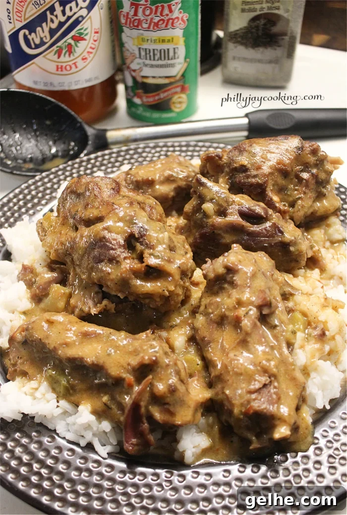 Smothered turkey necks recipe