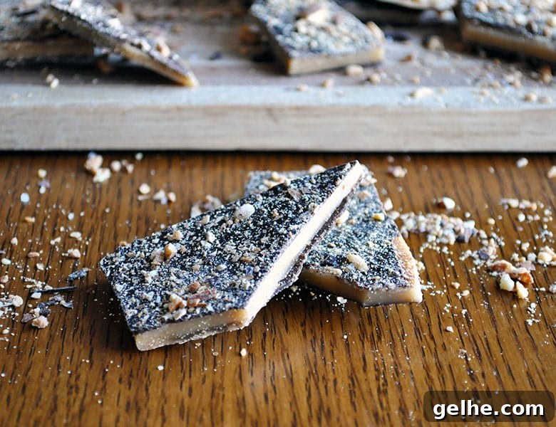 Toffee Recipe | Homemade butter toffee recipe | ofbatteranddough.com