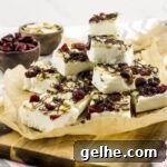 Toasted Almond Cranberry Bark Recipe with Step-by-Step Photos 7 weight watchers toasted almond cranberry bark