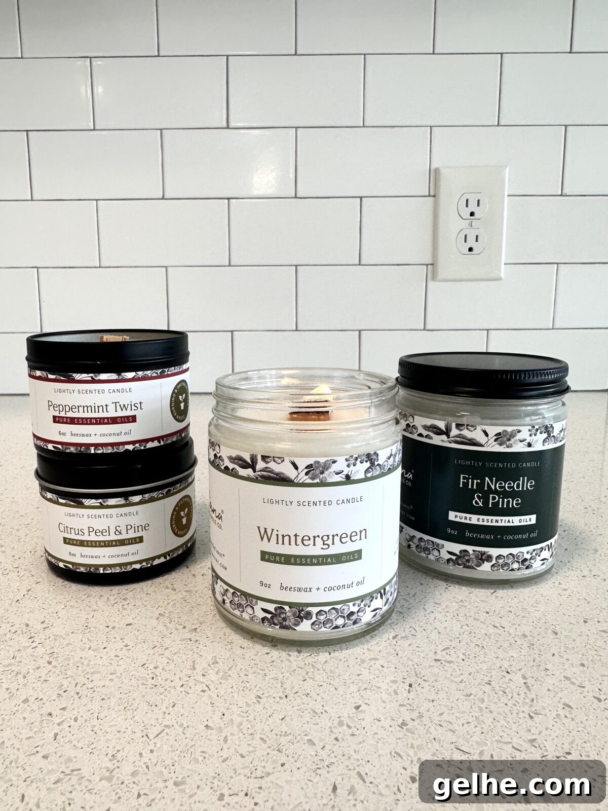 non-toxic christmas candles from Fontana