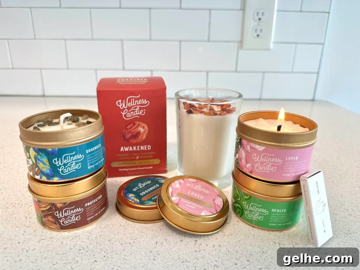 natural holiday candles from Bee Lucia