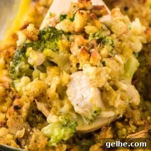 Chicken Stuffing Casserole