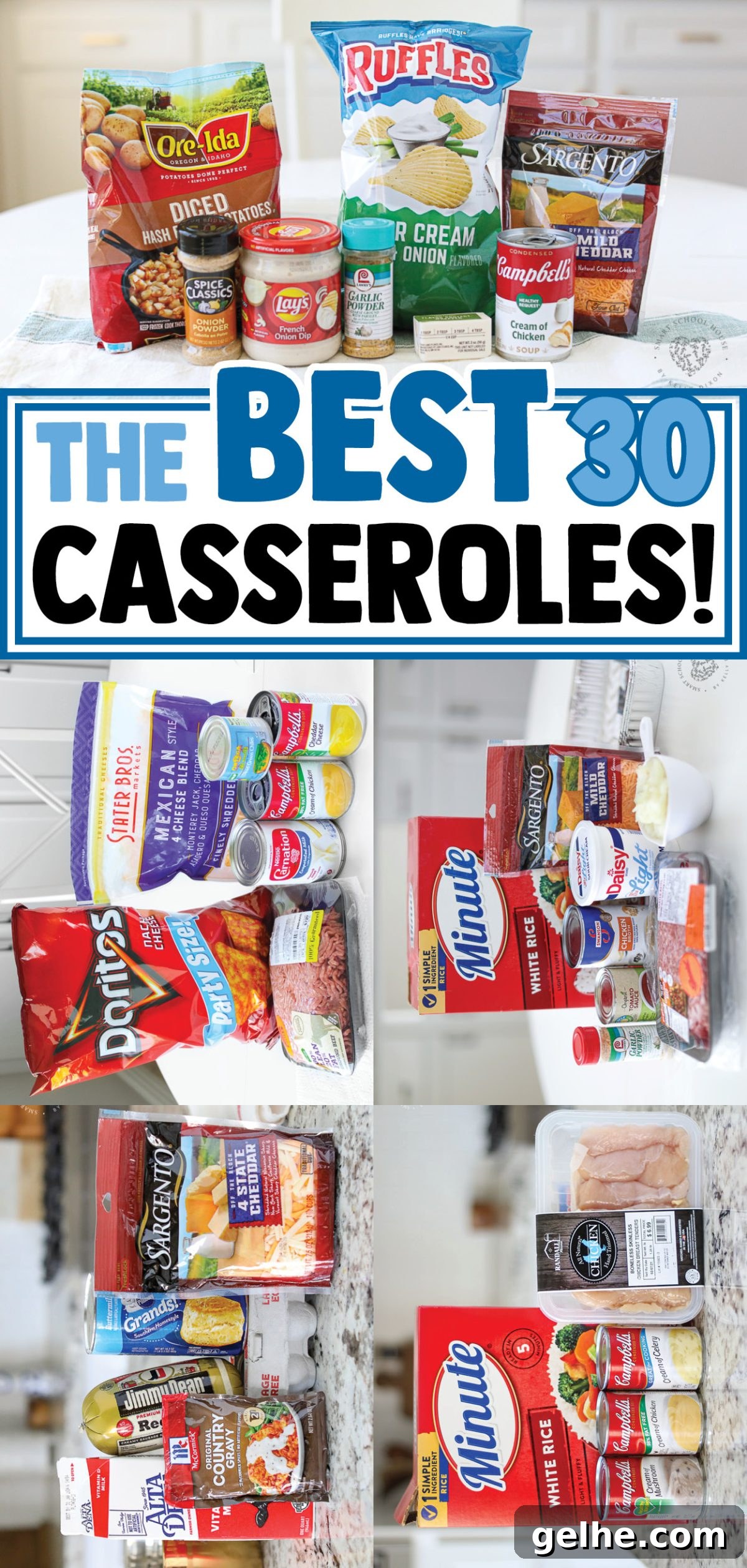 Save the BEST casserole recipes! Easy casseroles, chicken casseroles, casseroles with ground beef, and breakfast casseroles your family will love. Perfect for weeknights, holidays, and meal prep.