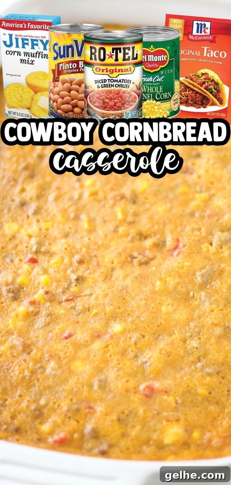 Cowboy Cornbread Casserole