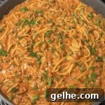 Creamy Garlic and Herb Spaghetti
