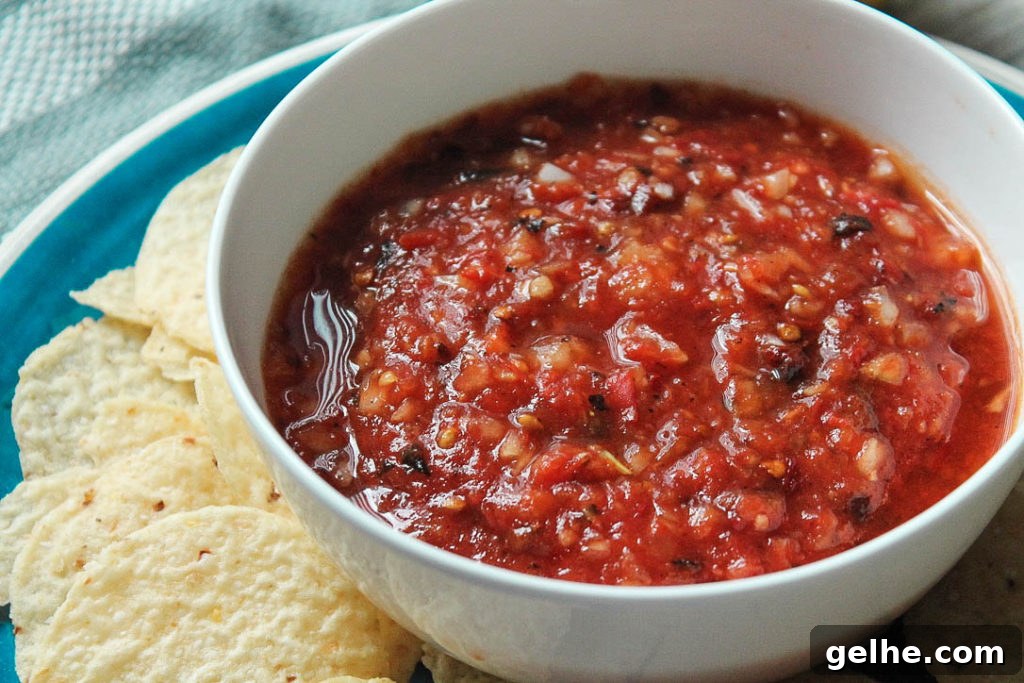 Jar of chipotle salsa