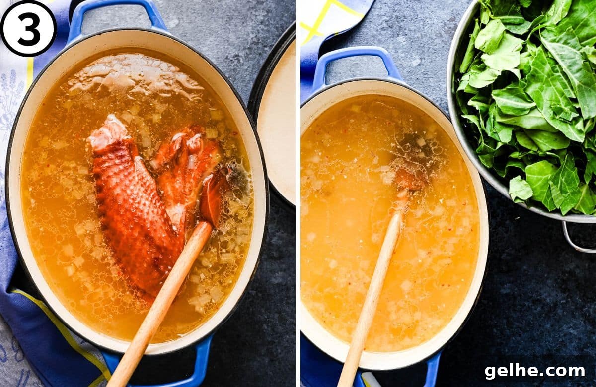 remove the turkey wing.
