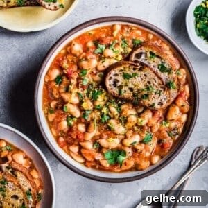 Vegan Instant Pot White Bean Stew