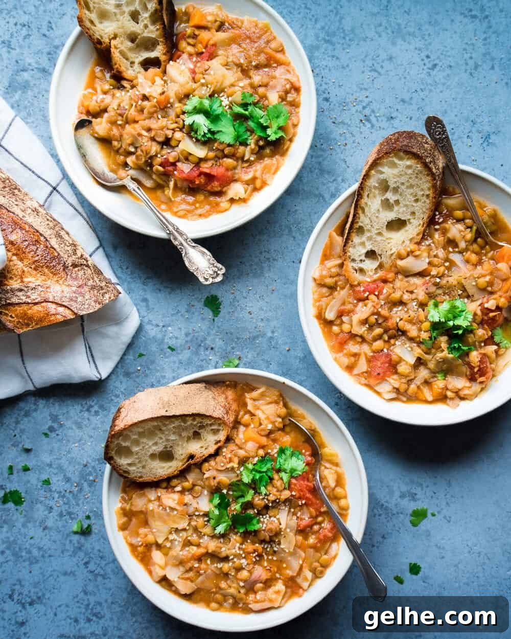 IP budget - lentil cabbage soup