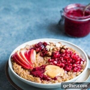 Instant Pot Pear and Date Spiced Oatmeal