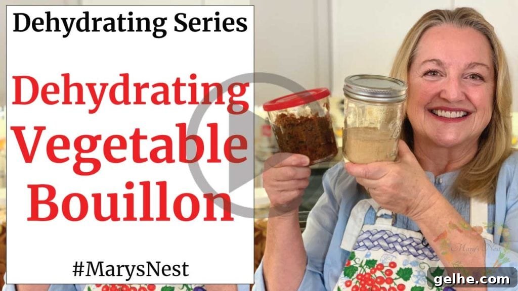 Oven-Dried Apples: Simple Method for Crispy, Long-Lasting Snacks 6 Dehydrated homemade vegetable bouillon