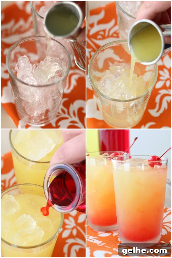 how to make a limoncello sunrise