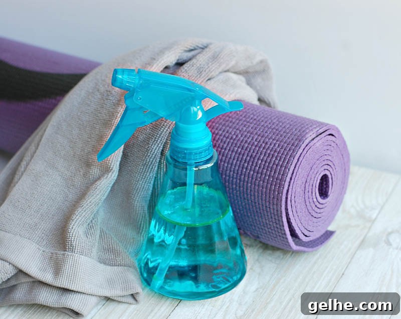 Yoga Mat cleaning spray