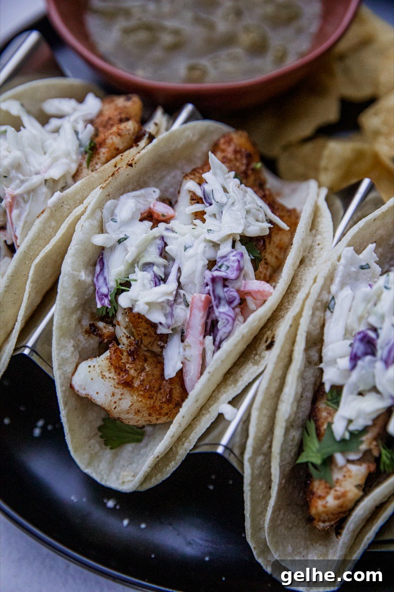 Blackstone Blackened Fish Tacos