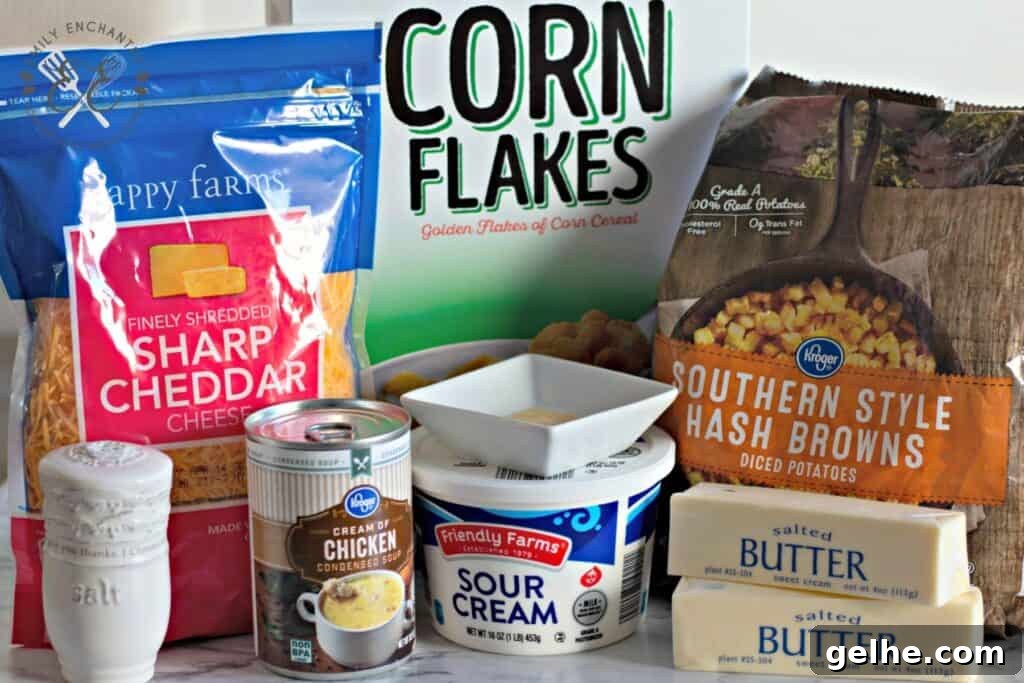 Funeral Potatoes Ingredients Funeral Potatoes Ingredients