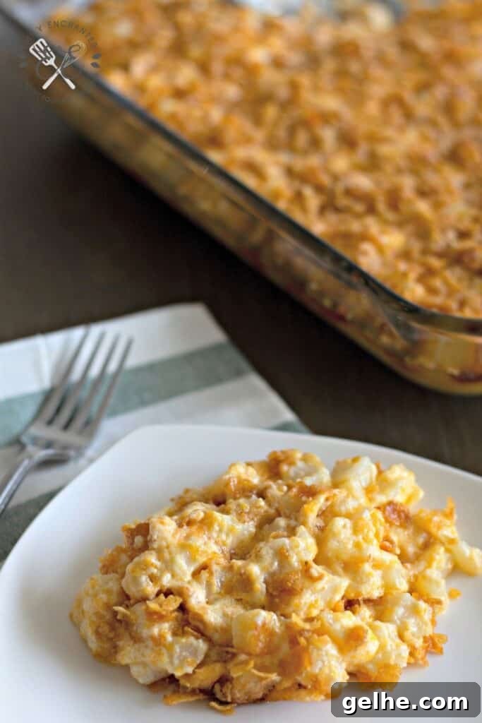 Funeral Potatoes Casserole with Crispy Topping Funeral Potatoes Casserole with Crispy Topping