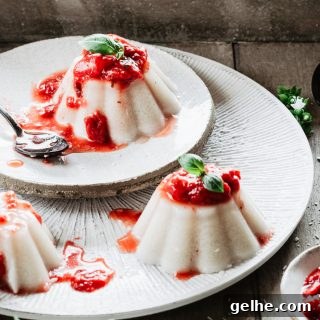 panna cotta vegana