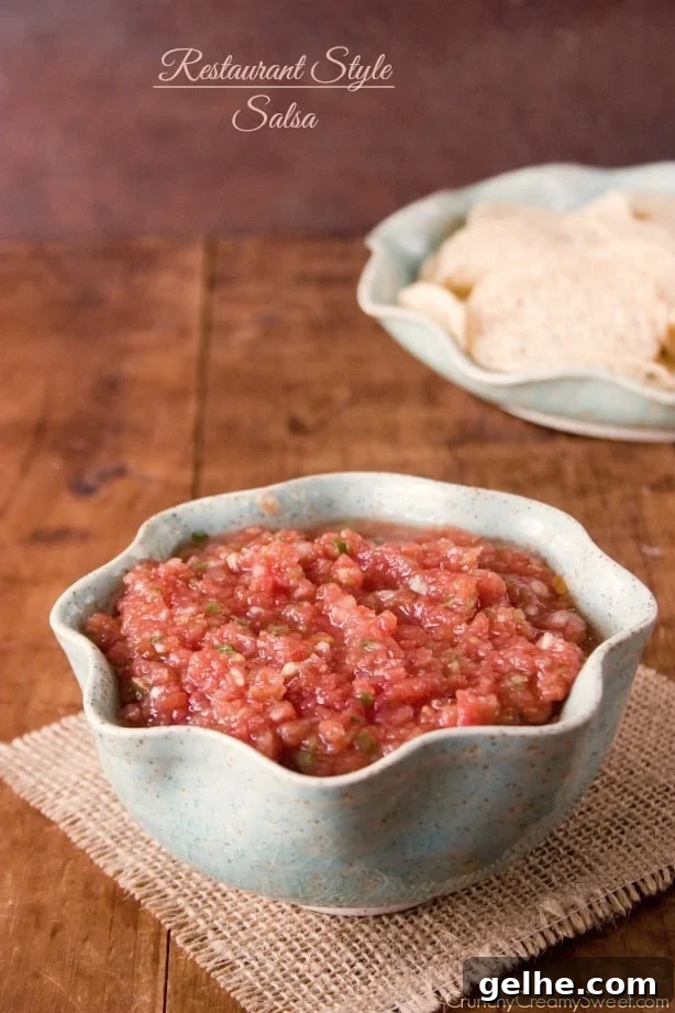Restaurant Style Salsa