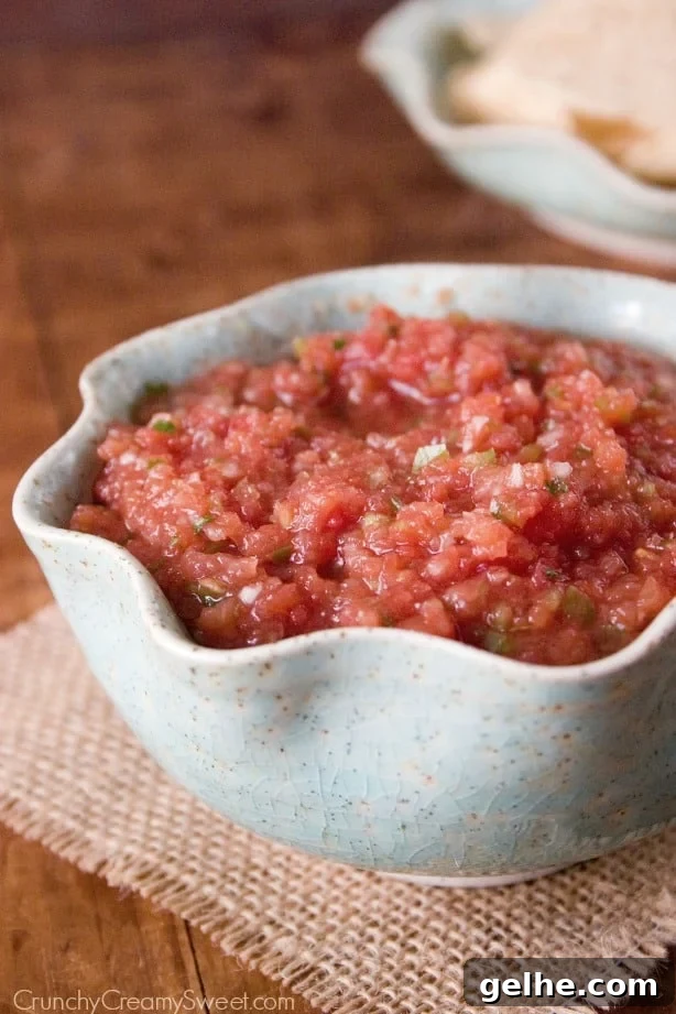 Fresh Homemade Salsa