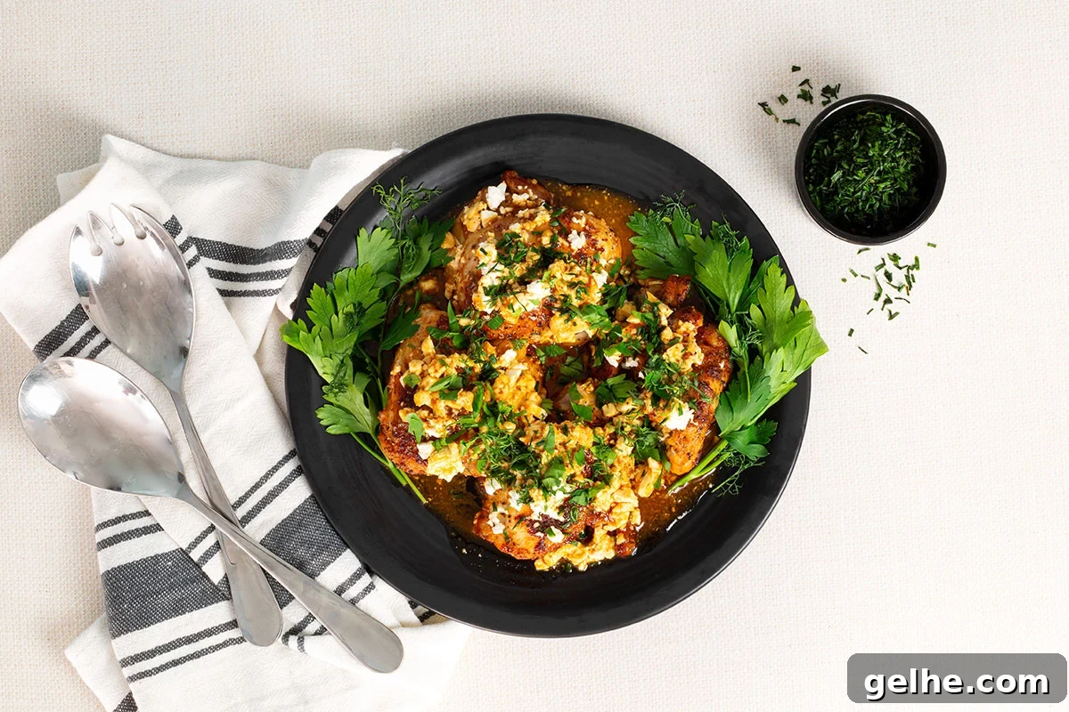 Hot honey feta chicken