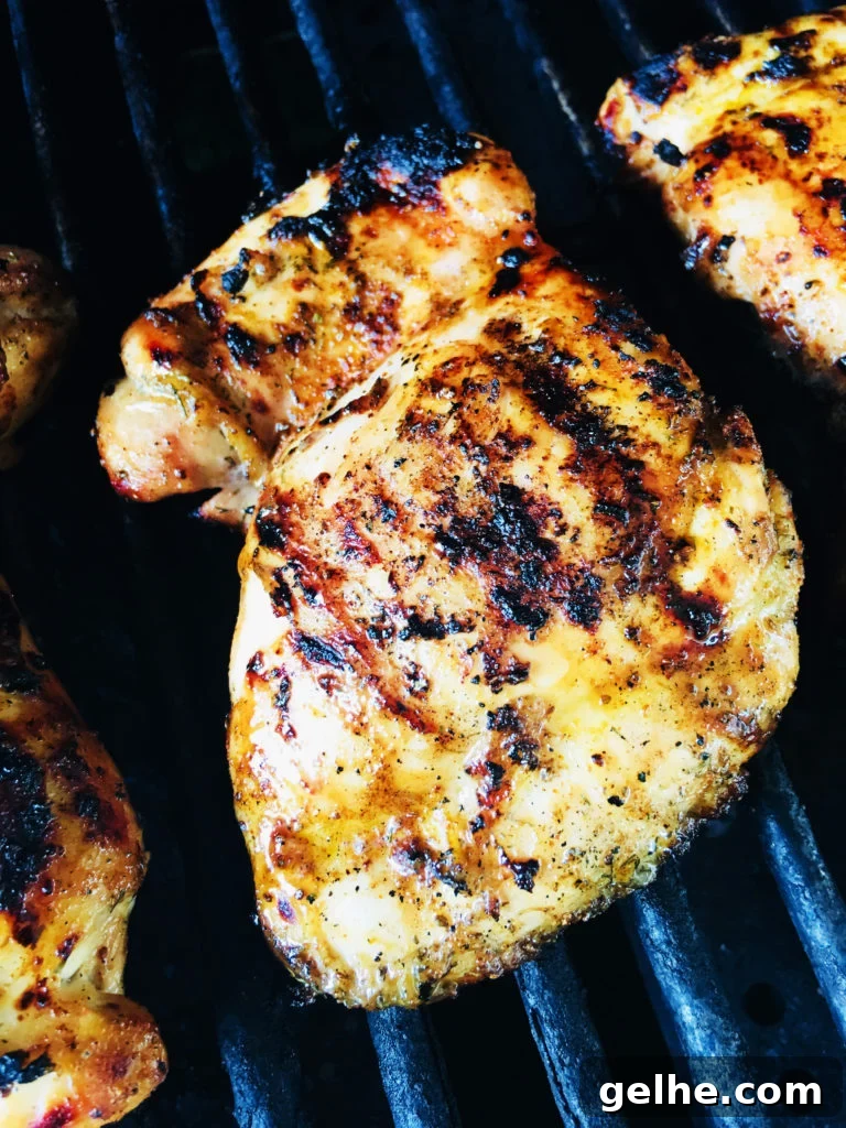 Grilled Pickle Brined Chicken