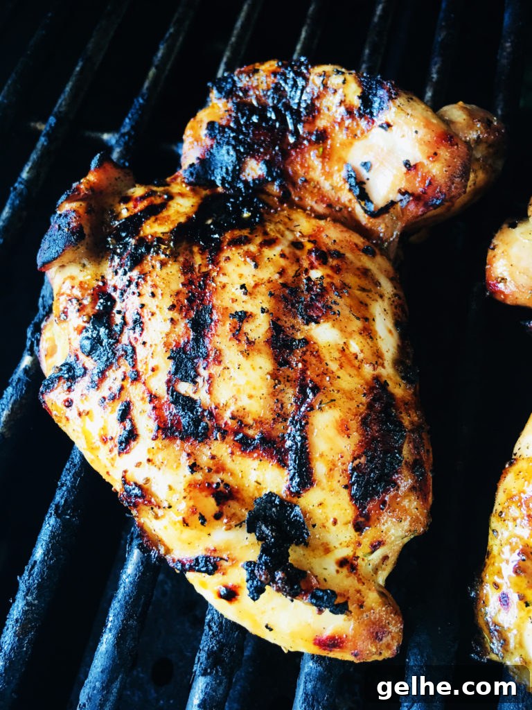 Grilled Pickle Brined Chicken